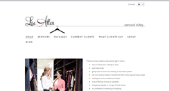 Desktop Screenshot of liseallen.com