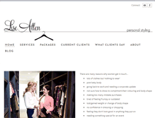 Tablet Screenshot of liseallen.com